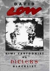Book cover: David Low – Kiwi Cartoonist on Hitler’s Blacklist